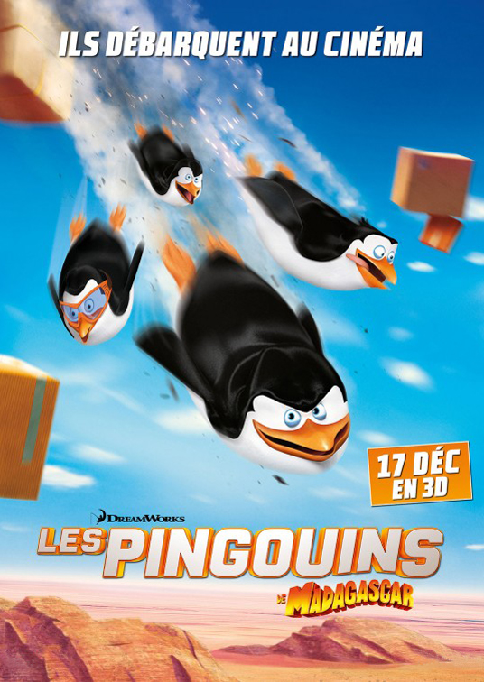 喜劇動畫《馬達加斯加爆走企鵝》海報。p1032-a1-04